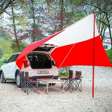 벅703 프리미엄 차박 도킹타프 소형 SUV, 레드