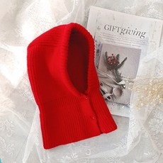 Woojooi 孩童扣式連帽圍脖