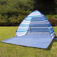 알뜨리 피크닉 원터치 텐트 + 가방 + 고정핀 6개, 비치블루, 대형(2-3인용)