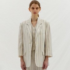 엔오르 여성용 통기성 SINGLE LINEN JACKET