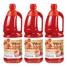 진미 양념이된회고추장, 2.1kg, 3개
