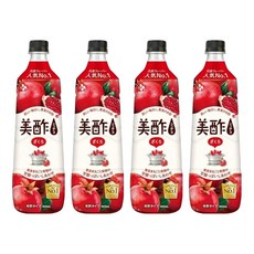 CJ FOODS 石榴美醋飲 900ml, 4瓶