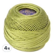 DMC 19號線 80編織刺繡蕾絲線, 471, 4個