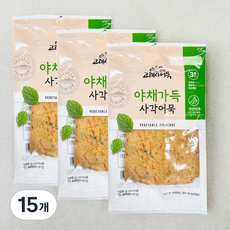 고래사어묵 야채가득 사각어묵, 225g, 15개