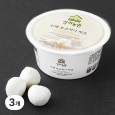 상하농원 수제 보코치니 치즈, 125g, 1개입, 3개