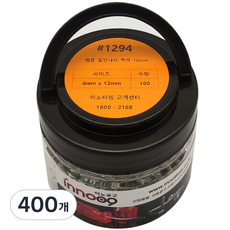 Innotime 通用一般螺絲 白色, 400個