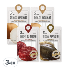 팔도츄 짜먹는 강아지 간식, 충청도편, 강원도편, 제주도편, 192g, 3세트