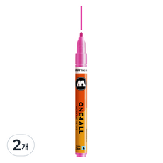 MOLOTOW One4All 壓克力麥克筆 2mm 127HS 225 metallic pink, 2個