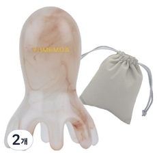 Yumemoa 章魚便攜式刮痧板, 中型, 2個