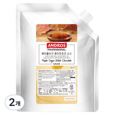 안드로스 메이플슈가 화이트초코 소스, 1kg, 2개