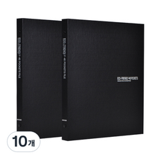 ECO Chungwoon ECO 透明文件夾 40頁 A4, 黑色, 10個