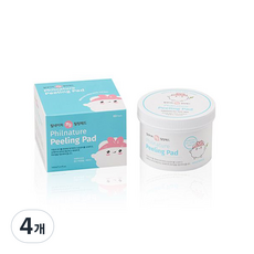 필네이처 뽀송 필링패드 60p, 60개입, 4개