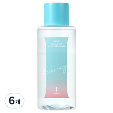 키스미아이 젠틀 오프 립 앤 아이 리무버, 300ml, 6개