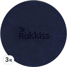 록키스 네츄럴 숯 발 숙성 비누, 100g, 3개