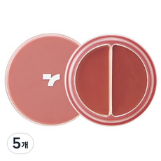 TONYMOLY 雙色唇蜜腮紅兩用膏 4.8g, 5入, 05 Toasty Rose