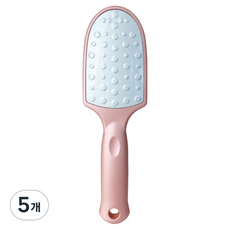 리빙포켓 부드러운 셀프용 발뒷꿈치 각질 제거기 양면 로즈골드, 150g, 5개, 1개입