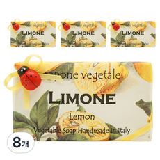 알카미아비누 무당벌레 향수 비누 리몬, 200g, 8개