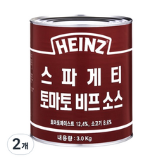 하인즈 스파게티 토마토비프소스, 3kg, 2개
