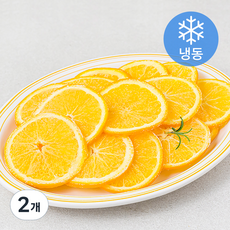 오렌지 슬라이스 (냉동), 480g, 2개