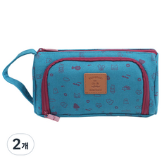 TOCTOC 9000 Bonjour 三角收納包, 藍色, 2個