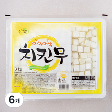 싱그람 아삭아삭 치킨무, 3kg, 6개