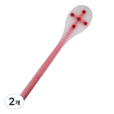 킹스로드 시원한 괄사 지압기 40cm, 멜란지보드 핑크, 2개