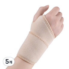 고탄력 압박조절 쿠션 손목보호대 스킨, 5개