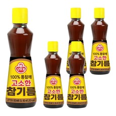 OTTOGI 不倒翁 芝麻油, 160ml, 5瓶