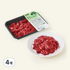 엘그로 호주산 와규 양지 국거리용 (냉장), 300g, 4개