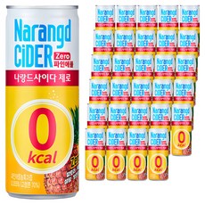 나랑드사이다 제로 파인애플, 245ml, 36개