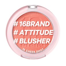 16 brand 元氣少女雲霧腮紅 木瓜色 微光澤, 1個