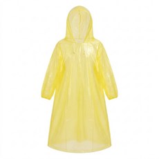 佶佑 兒童雨衣, 黃色, 1件