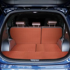 비비키 차량용 트렁크매트, 브라운, 현대  디올뉴 싼타페MX5 6인승(가솔린,디젤) 2023.08~