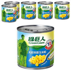 Green Giant 綠巨人 天然特甜玉米粒, 340g, 6罐