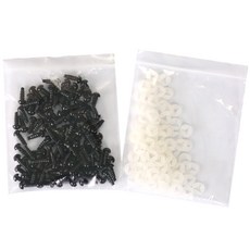 Felt79 螺絲眼鈕扣 6mm x 100入, 單一顏色, 1個