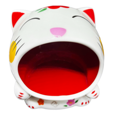 Canary NAVO 益利多趣味造型陶瓷窩, 白色, 1個