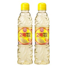 오뚜기 2배 현미식초, 500ml, 2개