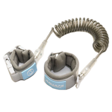 aguard 防兒童走失繩, 安全鎖功能，長達2M，輕盈重量, 深灰色, 2條