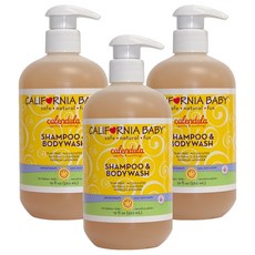 [쿠팡 직수입] 캘리포니아베이비 샴푸 앤 바디워시 카렌듈라, 562ml, 3개