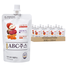 YEONDOOFARM 兒童ABC綜合蔬果汁, 100ml, 30包