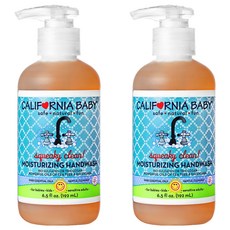 캘리포니아베이비 베이비 모이스쳐라이징 핸드워시 유아손세정제, 스퀴키 클린, 192ml, 2개
