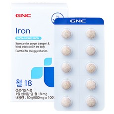 GNCSELECT 철 18 50g, 1개, 100정