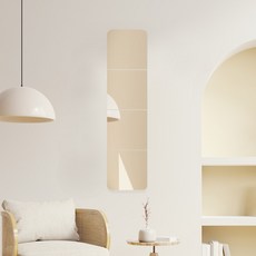 DECO FURNITURE 黏貼式自由拼接鏡子 22cm, 單色