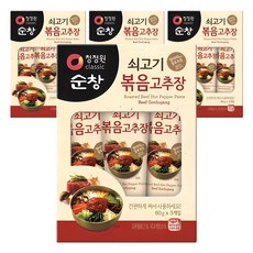 청정원순창 쇠고기 볶음 고추장, 60g, 12개