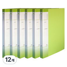 玄風 PP 彩色索引左側活頁夾 A4, 淺綠色, 12個