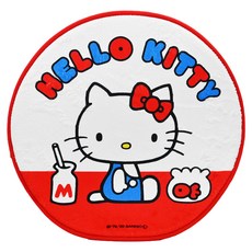Skater 圓型止滑地墊 羊毛材質, Hello Kitty