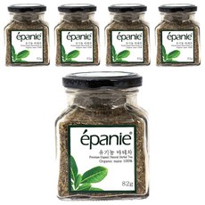 에빠니 유기농 마테 허브차 병, 82g, 5개, 1개입