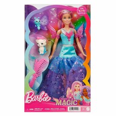 Barbie 芭比 神奇魔法系列 遊戲組, 1組, 藍色 + 粉色 + 紫色