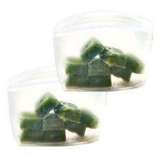 SiliPot 矽膠夾鏈袋 500ml, S, 1個, 2個