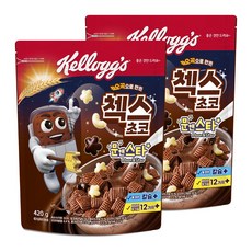 첵스초코 문앤스타 시리얼, 420g, 2개